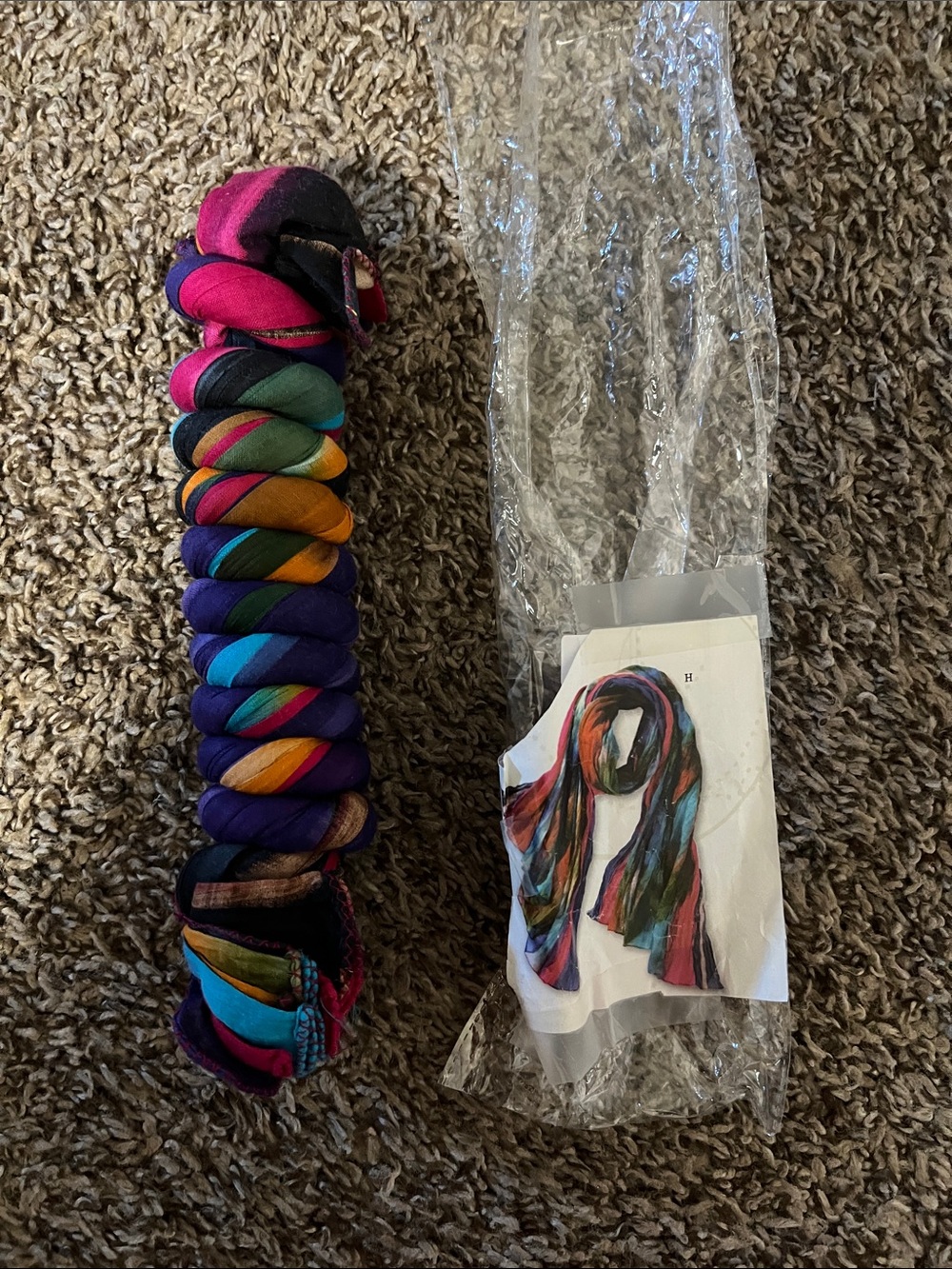 Multicolor Twist Fabric Scarf - Women Accessories
